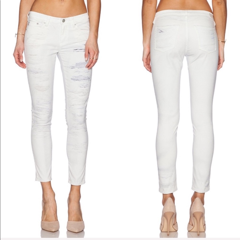 NEW • AG • Digital Luxe Legging Ankle Jeans Klein
